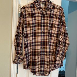Mens Brooks Brothers button down shirt size M great material GREAT CONDITION